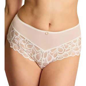image:imagePanache Womens Allure Deep Brief Panties with High Waist and Lace Detailing  Elegant Full CoverageIvory