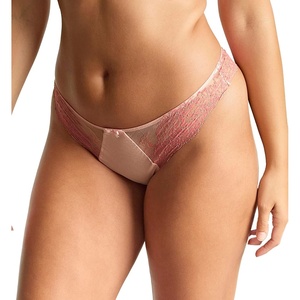 image:imagePanache Womens Ana Lace Thong  Flattering Lace Thong Satin Bow Detail Feminine Fit Sexy Lingerie EssentialPink