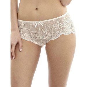 image:imagePanache Womens Andorra Lace Thong Panty  Soft Pearl Stretch Lace with Bow Detail Comfortable Everyday FitPearl
