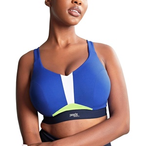 image:imagePanache Womens Endurance Wired Sports Bra  NonPadded Breathable SeamFree Cup SupportBlue