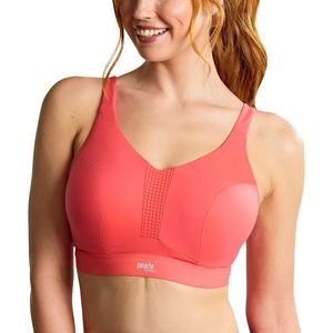 image:imagePanache Womens Endurance Wired Sports Bra  NonPadded Breathable SeamFree Cup SupportGrapefruit