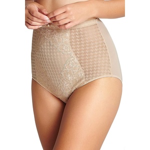 image:imagePanache Womens Envy High Waist Panty  Shaping Brief with Lace amp Mesh Medium Coverage Control FitChai