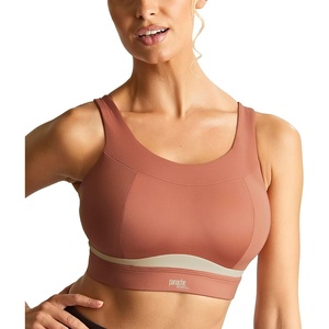 image:imagePanache Womens Freedom NonWired Sports Bra  Seamless Comfort amp Support with Lycra Adaptiv FabricSienna RoseChalk