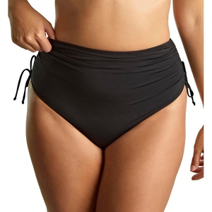 image:imagePanache Womens Midi Swim Brief  HighWaist Coverage Sleek Support QuickDry FabricSignature Black