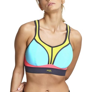 image:imagePanache Womens Plus Size NonWired Sports BraAqua Multi