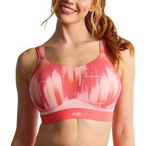 image:imagePanache Womens Plus Size NonWired Sports BraPink Abstract