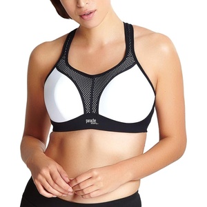 image:imagePanache Womens Plus Size NonWired Sports BraWhite  Black