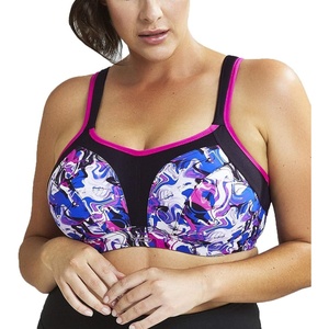 image:imageSculptresse by Panache Womens PlusSize NonPadded HighImpact Underwire Sports BraLiquid Waves