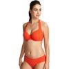 image:imagePanache 30DD Echo Halterneck Bikini Top Non Padded Foam Moulded Swim Top Swim Orange