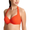 image:imagePanache 30DD Echo Halterneck Bikini Top Non Padded Foam Moulded Swim Top Swim Orange
