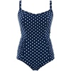 image:imagePanache Anya Spot OnePiece Underwire Swimsuit SW1010Navy