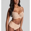 image:imagePanache Tango Balcony Bra for Women  Wired NonPadded Full Cup Support with Leaf EmbroideryBeiges