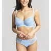 image:imagePanache Tango Balcony Bra for Women  Wired NonPadded Full Cup Support with Leaf EmbroideryBluebell