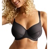 image:imagePanache Tango Essence Balconette Bra for Women  Full Coverage NonStretch Support Sheer Mesh LookBlack
