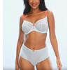 image:imagePanache Tango Essence Balconette Bra for Women  Full Coverage NonStretch Support Sheer Mesh LookBlues