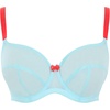 image:imagePanache Tango Essence Balconette Bra for Women  Full Coverage NonStretch Support Sheer Mesh LookBlues