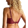 image:imagePanache Tango Essence Balconette Bra for Women  Full Coverage NonStretch Support Sheer Mesh LookCherry Red