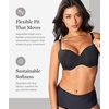 image:imagePanache Womens 365 TShirt Bra  Comfortable Everyday Bra Lightly Padded Underwire Smooth amp Flexible Fit for AllDay WearLipstick