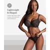 image:imagePanache Womens Allure Brazilian Panties with Lace Detail Keyhole Back and Gold Ring AccentIvory