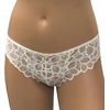 image:imagePanache Womens Allure Brazilian Panties with Lace Detail Keyhole Back and Gold Ring AccentIvory