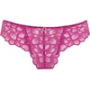 image:imagePanache Womens Allure Brazilian Panties with Lace Detail Keyhole Back and Gold Ring AccentMagenta