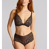 image:imagePanache Womens Allure Demi Plunge Underwire Bra 10763BlackLatte