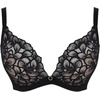 image:imagePanache Womens Allure Demi Plunge Underwire Bra 10763BlackLatte