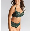 image:imagePanache Womens Allure Full Cup Bra  Sheer Lace with Side Sling amp Power Mesh SupportForest Green