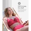 image:imagePanache Womens Allure Full Cup Bra  Sheer Lace with Side Sling amp Power Mesh SupportHoney