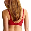 image:imagePanache Womens Allure Full Cup Bra  Sheer Lace with Side Sling amp Power Mesh SupportTrue Red