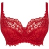 image:imagePanache Womens Allure Full Cup Bra  Sheer Lace with Side Sling amp Power Mesh SupportTrue Red