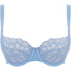 image:imagePanache Womens Allure Underwire Stretch Lace Low Cut Bra  Low Coverage Balcony Bra Elegant DemiStyleBluebell