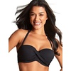 image:imagePanache Womens Ella Twist Bandeau Bikini Top with Padded Cups and Detachable StrapsBlack