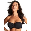 image:imagePanache Womens Ella Twist Bandeau Bikini Top with Padded Cups and Detachable StrapsBlack