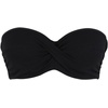 image:imagePanache Womens Ella Twist Bandeau Bikini Top with Padded Cups and Detachable StrapsBlack