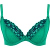 image:imagePanache Womens Envy Plunge Underwire Bra 7286Emerald Leopard