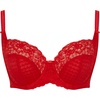 image:imagePanache Womens Envy Stretch Lace Balconette Bra Poppy Red 34D