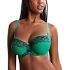 image:imagePanache Womens Envy Underwire Balcony Stretch Lace Bra  Full Coverage Supportive Lift amp Comfort for Large BustEmerald Leopard