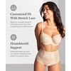 image:imagePanache Womens Envy Underwire Balcony Stretch Lace Bra  Full Coverage Supportive Lift amp Comfort for Large BustIvory
