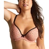 image:imagePanache Womens Gabrielle Non Padded Underwire Plunge Bra 11316Flocked Spot