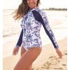 image:imagePanache Womens Grace Long Sleeve Nonwire Swimsuit SW1725Capri Print