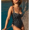 image:imagePanache Womens Isabella Balcony Underwire One Piece Swimsuit SW2060Polka Dot Print