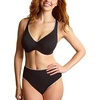 image:imagePanache Womens Jennifer Plunge Underwire Bikini Top SW2024Aurora BlackWhite