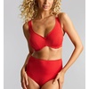 image:imagePanache Womens Jennifer Plunge Underwire Bikini Top SW2024Aurora Red
