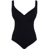 image:imagePanache Womens Lara Plunge Underwire One Piece Swimsuit SW2020Aurora BlackWhite