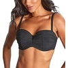 image:imagePanache Womens Margot Bandeau Underwire Bikini Top SW1963Tulle Black