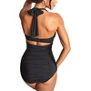image:imagePanache Womens Marilyn Twist Bandeau Swimsuit SW1960Tulle Black
