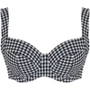 image:imagePanache Womens Olivia Gingham Wired Bikini Top NonPadded Full Cup Supportive FitBlack Gingham
