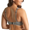 image:imagePanache Womens Olivia Gingham Wired Bikini Top NonPadded Full Cup Supportive FitBlack Gingham