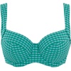image:imagePanache Womens Olivia Gingham Wired Bikini Top NonPadded Full Cup Supportive FitGreen Gingham